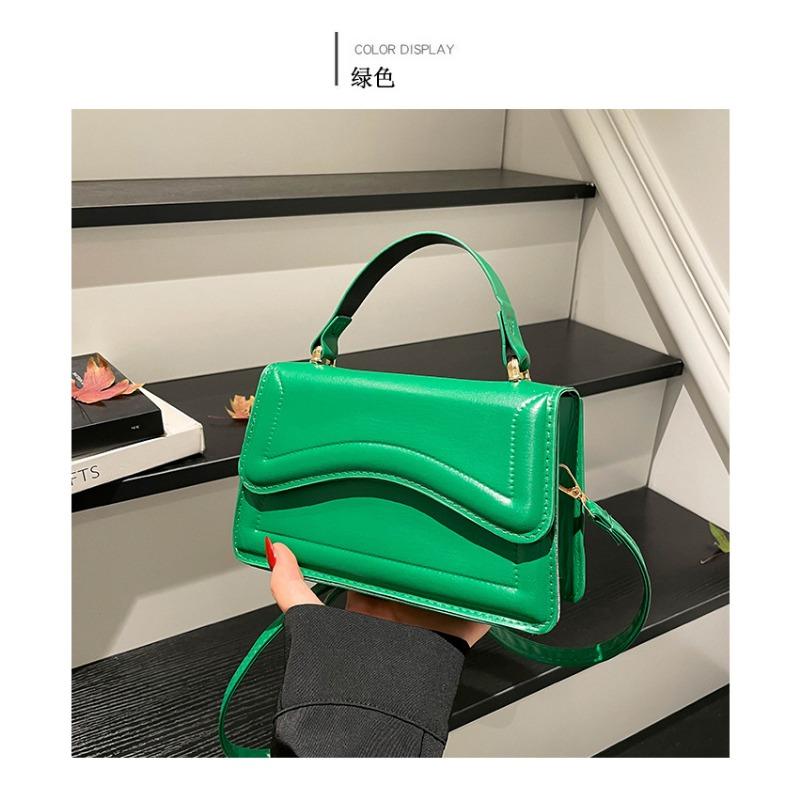 Women Daily Casual Solid Color Small Square Crossbody Shoulder Handbag