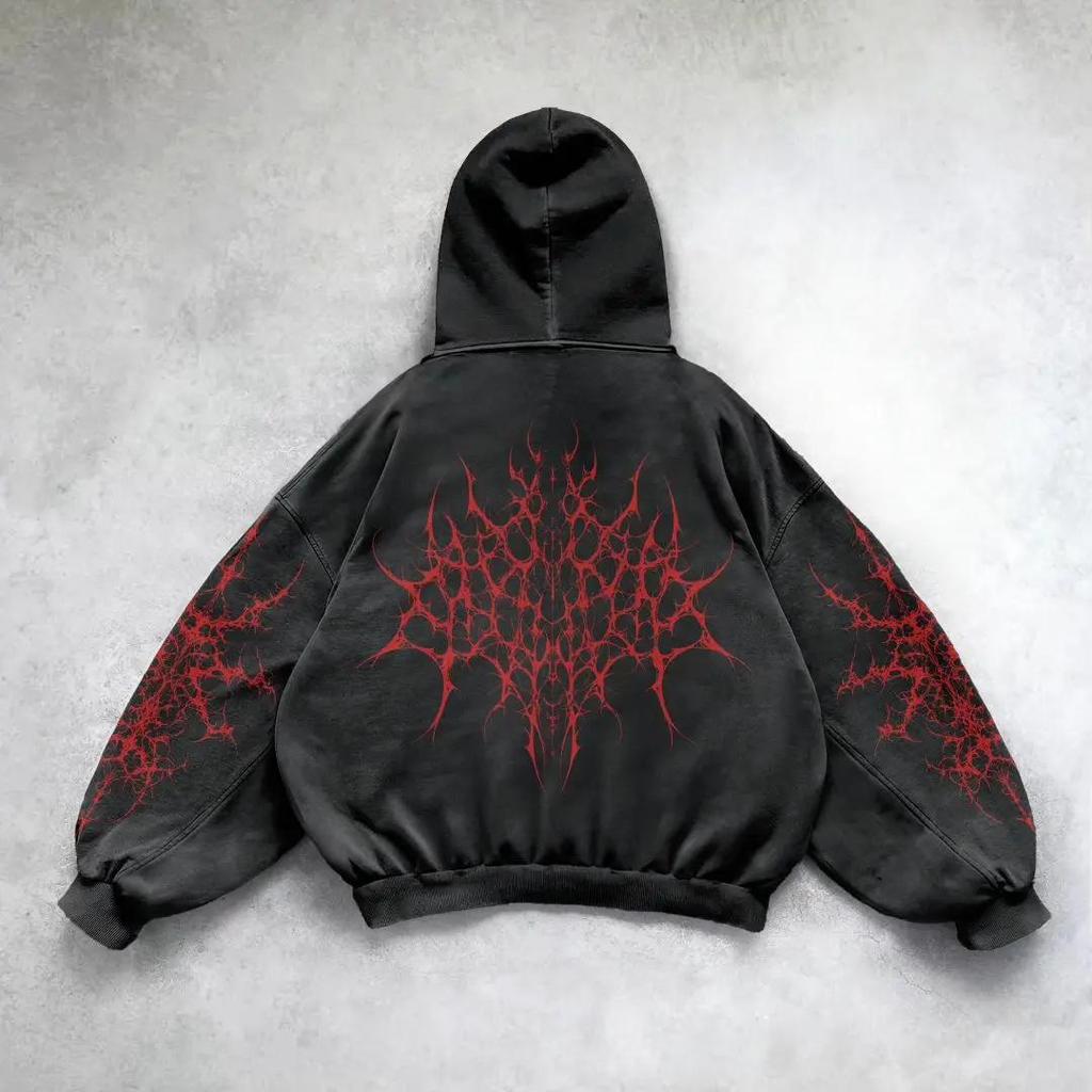 Spring Autumn Europe Fashion Hip Hop Retro Kids Hoodie Boy's Street Pullover Casual Loose Vintage Sweatshirt Girl's Hoodie Top