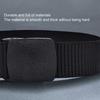 Men Nylon Belt Solid Color Holeless Design Waistband Adjustable Length None Metal Buckle Jeans Belt Costume Accessories