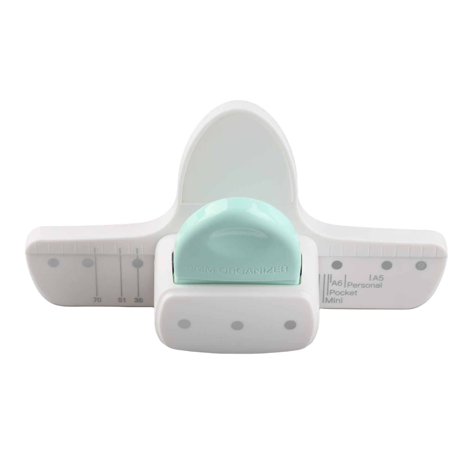 

KW trio 9027 Loose Leaf Hole Punch Daily Planner Adjustable 3 Hole Paper Puncher for A8 Mini A7 A7 Pocket A6 A6