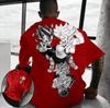 Dragon Ball Anime Pure Cotton T-shirt 2026 Summer New Front and Back Printed Men Women Street Hip-hop Casual Short Sleeved Top