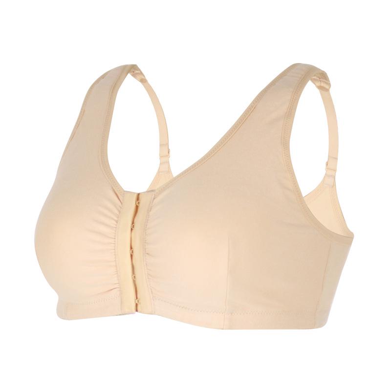 Xin Xinmei Post-Mastectomy Silicone Breast Form Front Closure Adjustable Wire-Free Bra