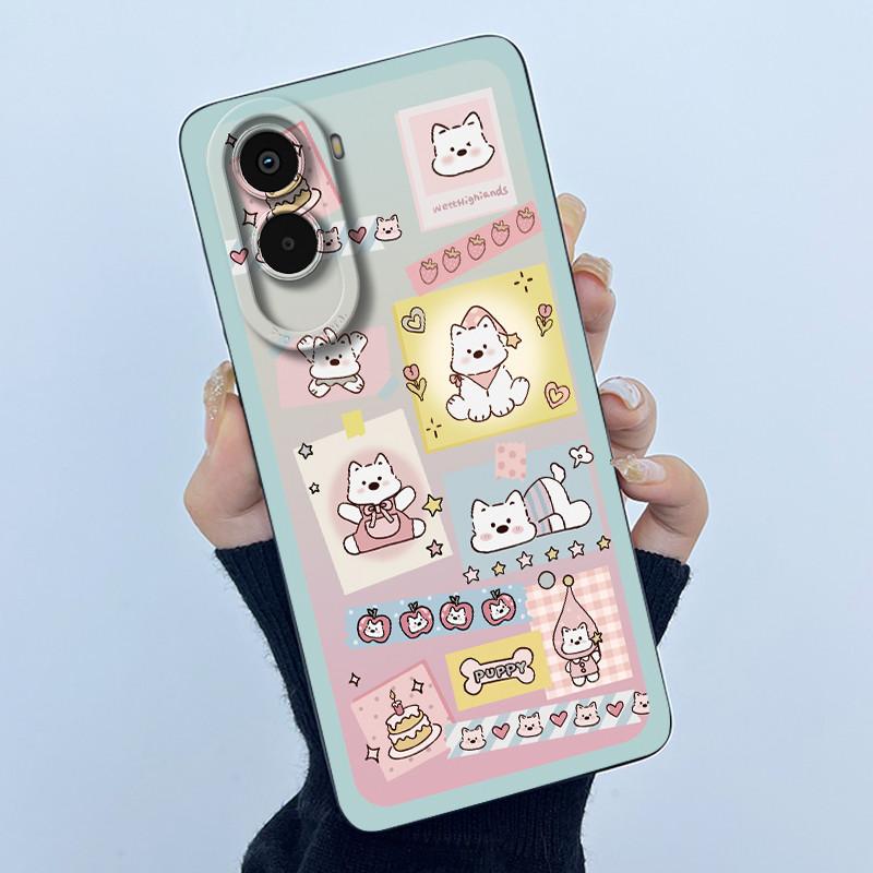 Case For Xiaomi Poco M7 4G Cute Panda Sweet Girls Cats Silicone Soft Back Cover For XiaomiPocoM7 4G Bumper Protective Casing