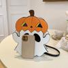Halloween Creative 3D Cartoon Cell Phone Purses Pumpkin Ghost Design Cute Shoulder Bag Personalized Candy Color Crossbody Bags CLE
