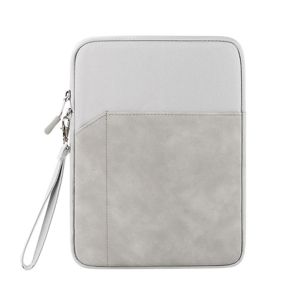 

10.8 Inch Tablet Sleeve Bag Shockproof Breathable Notebook Pouch Multifunctional with Handle Laptop Notebook Case Daily Commute сірий