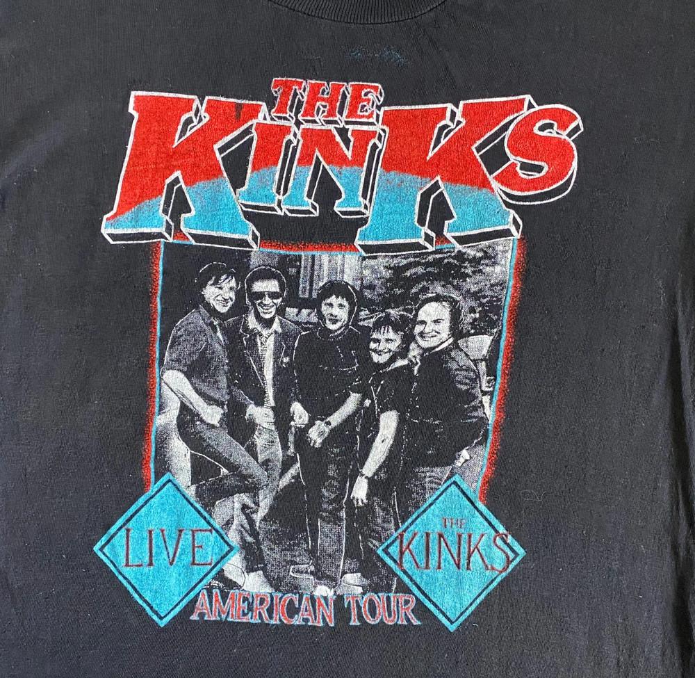 The Kinks Live American Tour Live on Tour Fan Black All Size Shirt AG12010 S