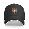 Punk Coat Of Arms Of Moldova Baseball Cap Men Women Breathable Dad Hat Sun Protection