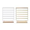 Jewelry Display Stand Durable Earring Organizer with 120 Holes Earrings Rack