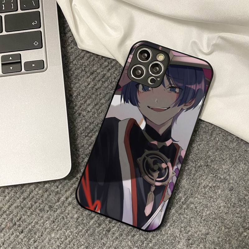 Genshin Impact Scaramouche Phone Case for iPhone 11 12 13 mini pro XS MAX 8 7 6 6S Plus X 5S SE 2020 XR cover