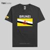Nation of Brunei Men T Shirt Jerseys Nation Team Tshirt Cotton Tshirt Clothing Country Sporting Flag BRN Bruneian