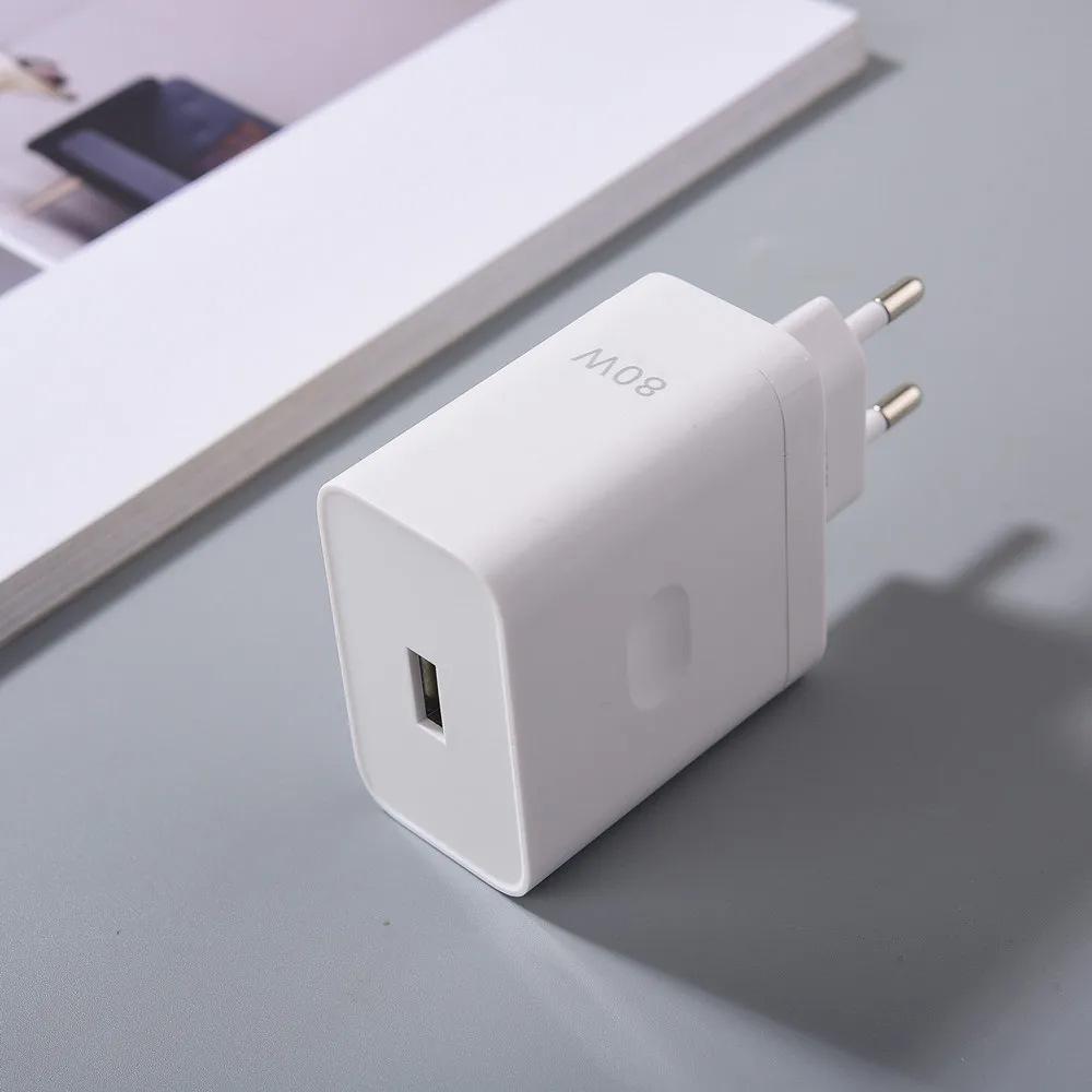 80W EU Charger for OPPO Find X9/X9 Pro - Super Flash & Fast Charging