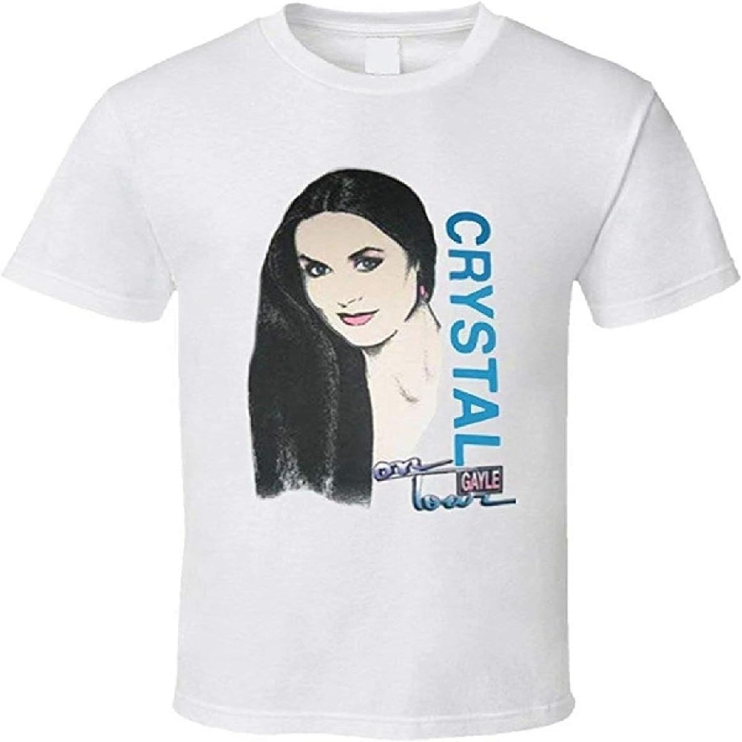 Crystal Gayle On Tour Logo T-Shirts XXXXXL белый