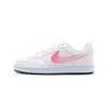 Nike Court Borough Abrasion Resistant Low top Skateboard Shoes Women's White Pink DV5456-104(Team-500)-Random packaging bags