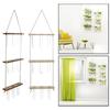 Retro Wood Hanging Hydroponic Test Tube Multilayer Stand Plant Vase  Hydroponic Plant