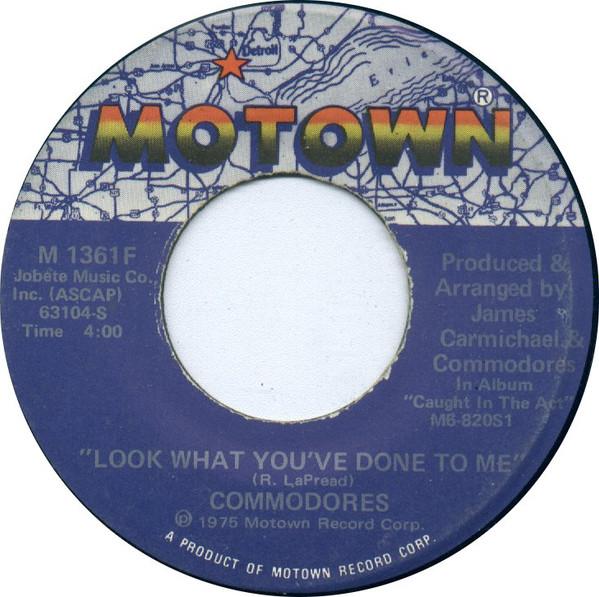 

7inch Record COMMODORES - Look What You ve Done To Me M1361F MOTOWN 1975 US Soul/Funk Used