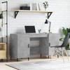 VidaXL Bureau gris béton 140x50x75 cm bois d'ingénierie 829568