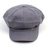 [UNIVERSAL CHEMISTRY] Modern Linen Gray Newsboy Cap