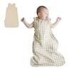 Cotton Mesh Sleep Sleeping Creamy 18 Months [Konny] Bag, Sleeper, Baby, Item, Gingham,