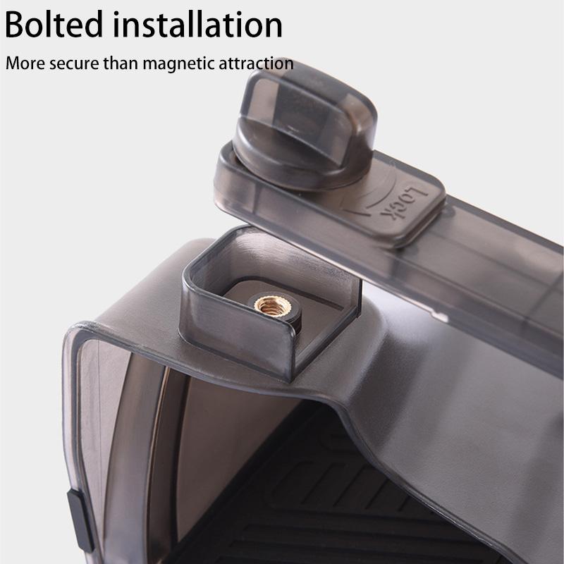 For Tesla Model 3 Y Highland Juniper 2021-2025 Hidden Screen Storage Magnetic Opening And Closing Hidden Large Space Storage Box