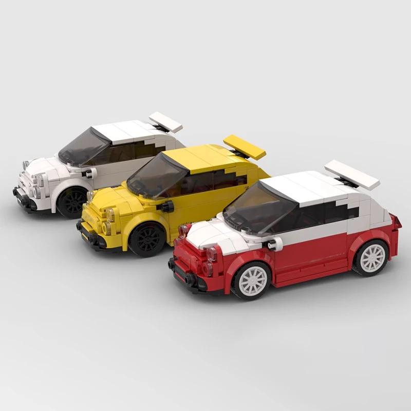 MOC Brick Vehicle Racing Sports Car Speed Racer City Building Blocks Creative Garage Toys Christmas Gift for Boy