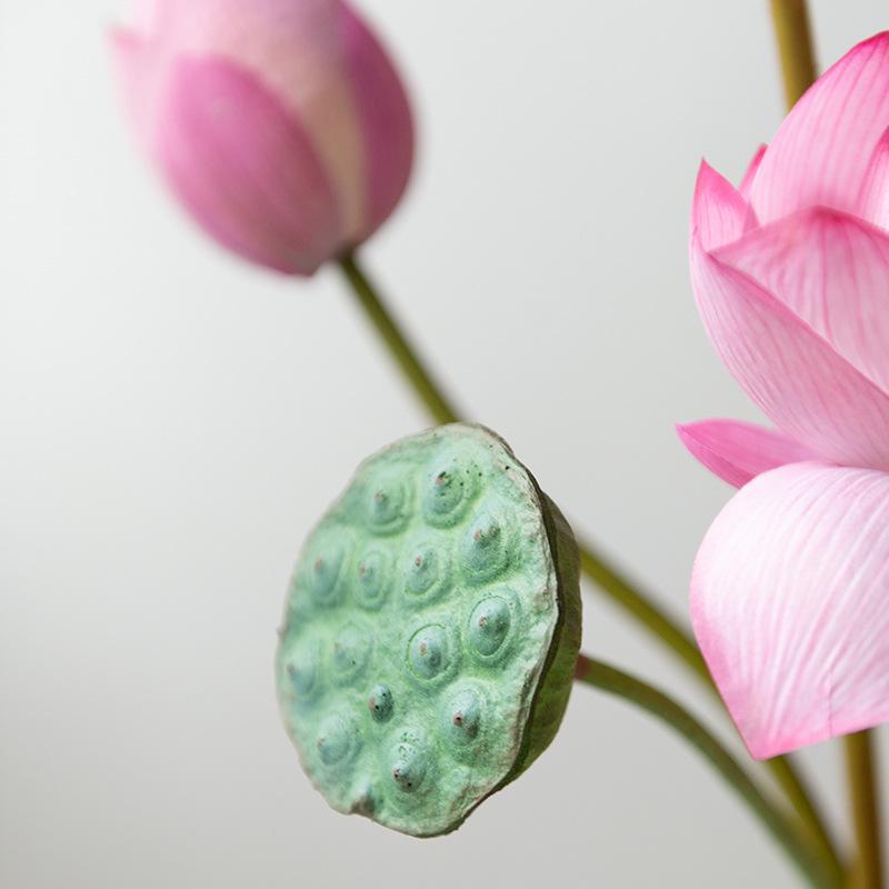 Artificial Lotus Flower Landscape Display for Buddhist Temple Decor