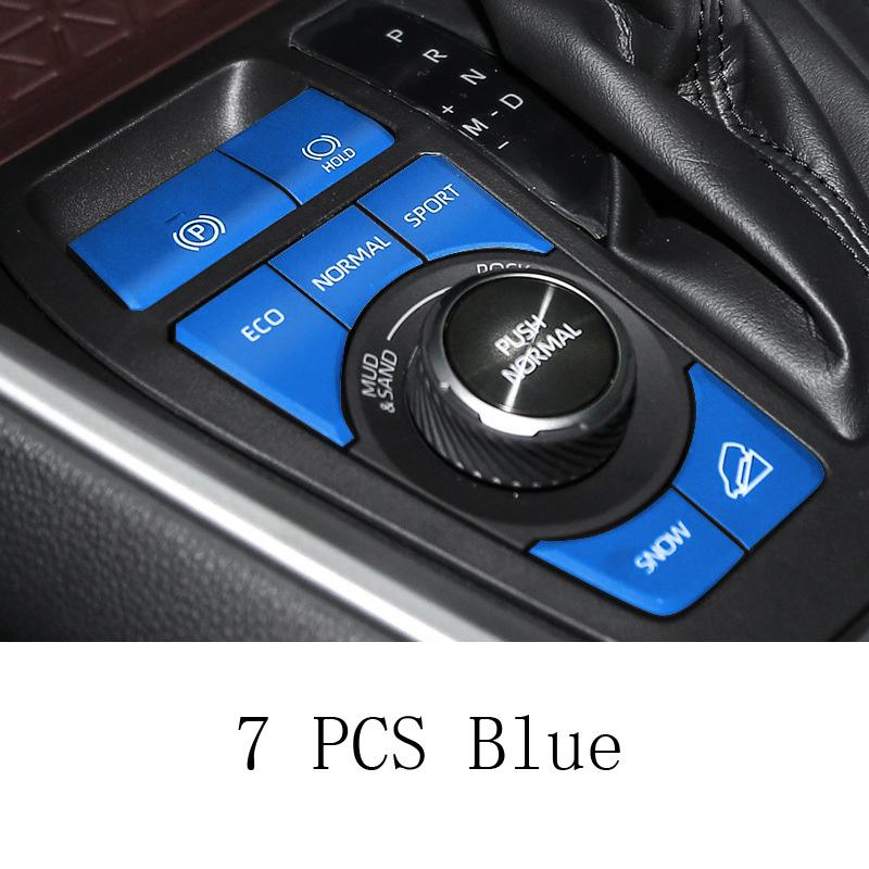 Klimaanlage Elektronische Handbremse Multimedia-Taste Pailletten Abdeckung Trim Aufkleber Für RAV4 RAV 4 Innenraum