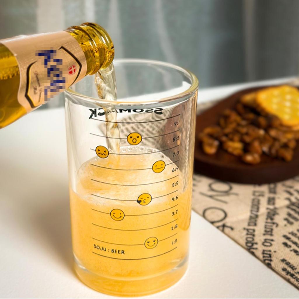 K-Pop Star Inspired Soju Glasses - 'Apt' Drinking Game Glasses (Set of 6)