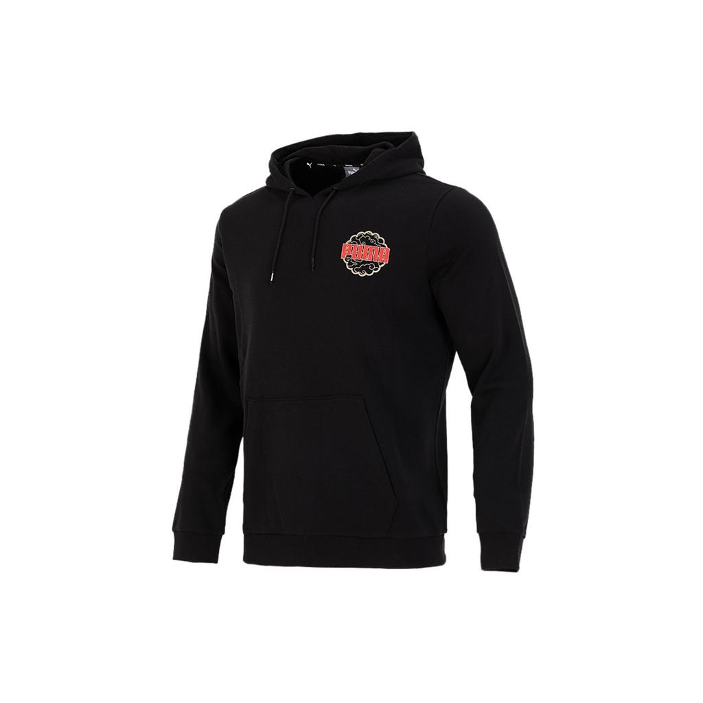 PUMA Sweatshirts Men's Black Hooded Moderate Regular 532913-01