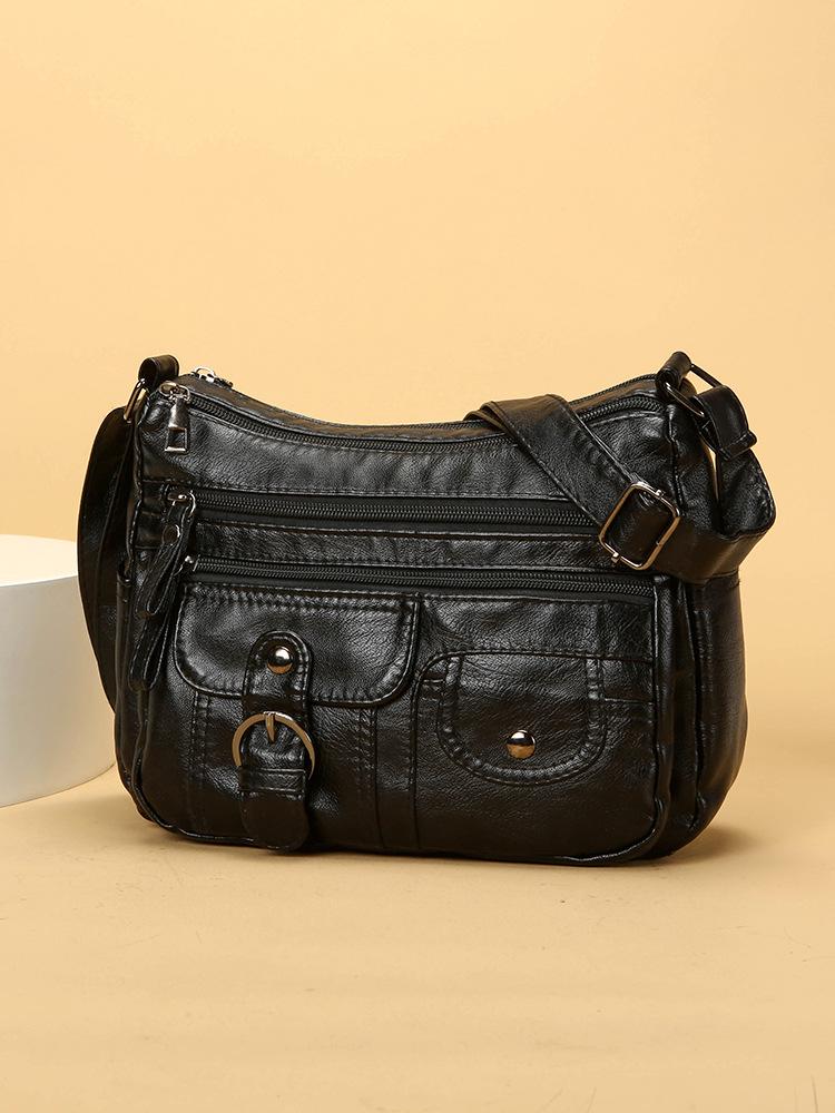 2026 New Stylish Versatile Women's Leather Shoulder Crossbody Bag for Mothers