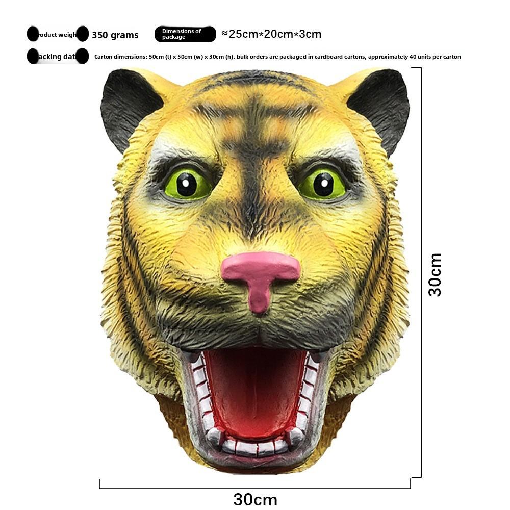 Animal Series Latex Animal Mask For Cosplay And Halloween Party Fun