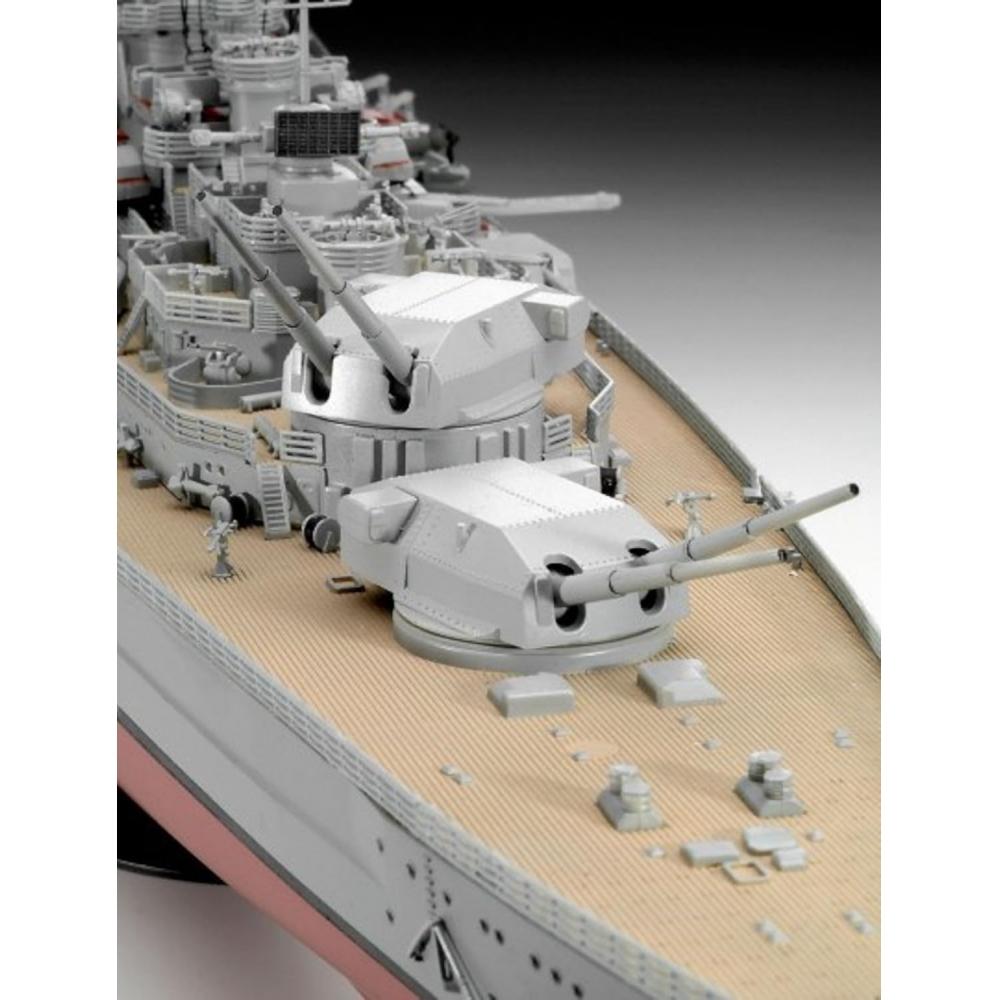 German Level Revell 1 350 German Navy Battleship Bismarck Plastic Model