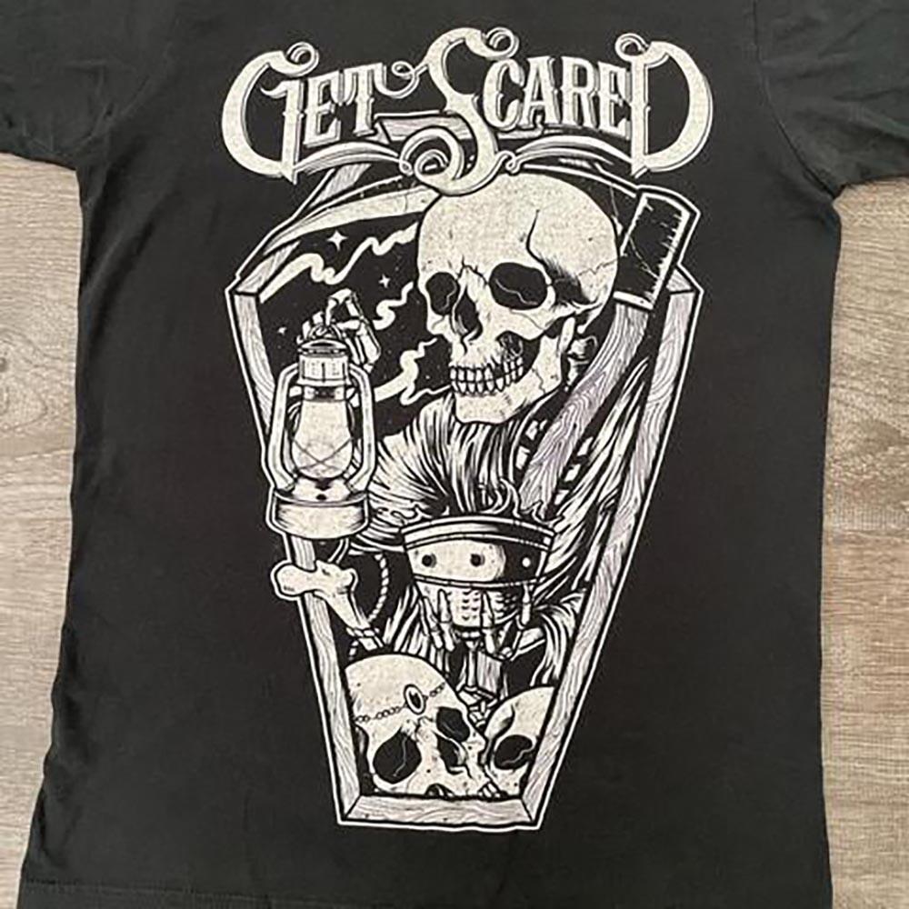 Get Scared Band Collection Gift For Fan S to 5XL Black T-shirt GC1499