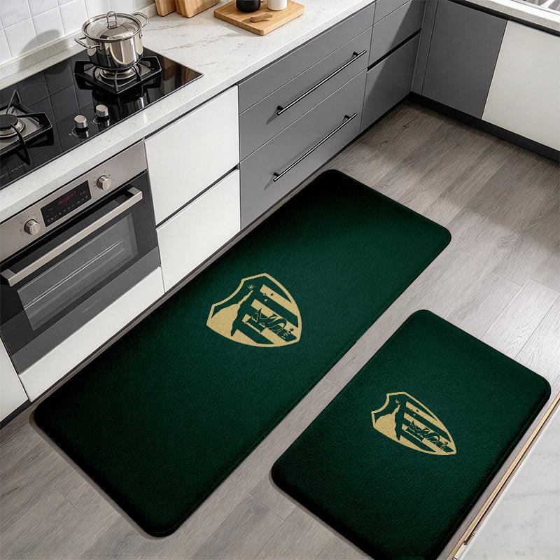 Kocaelispor Kulb Flannel Kitchen Mat Christmas Soft Area Rug Non Slip Floor Carpet Home Decoration