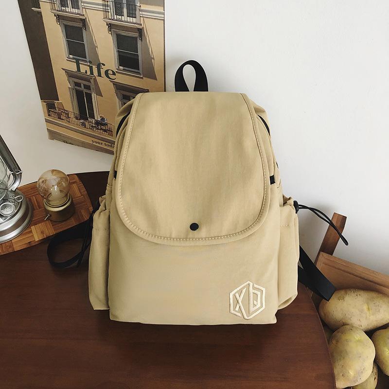 2025 Minimalist Lightweight Backpack: Versatile Flap Shoulder Bag for Outdoor Travel, Unisex Casual Style