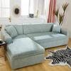 Chaiselongue Sofabezug für Wohnzimmer Dehnbar Eck-Modulsofa Überwürfe 1 2 3 4 -Sitzer Funda Sofa Möbelbezüge für Zuhause