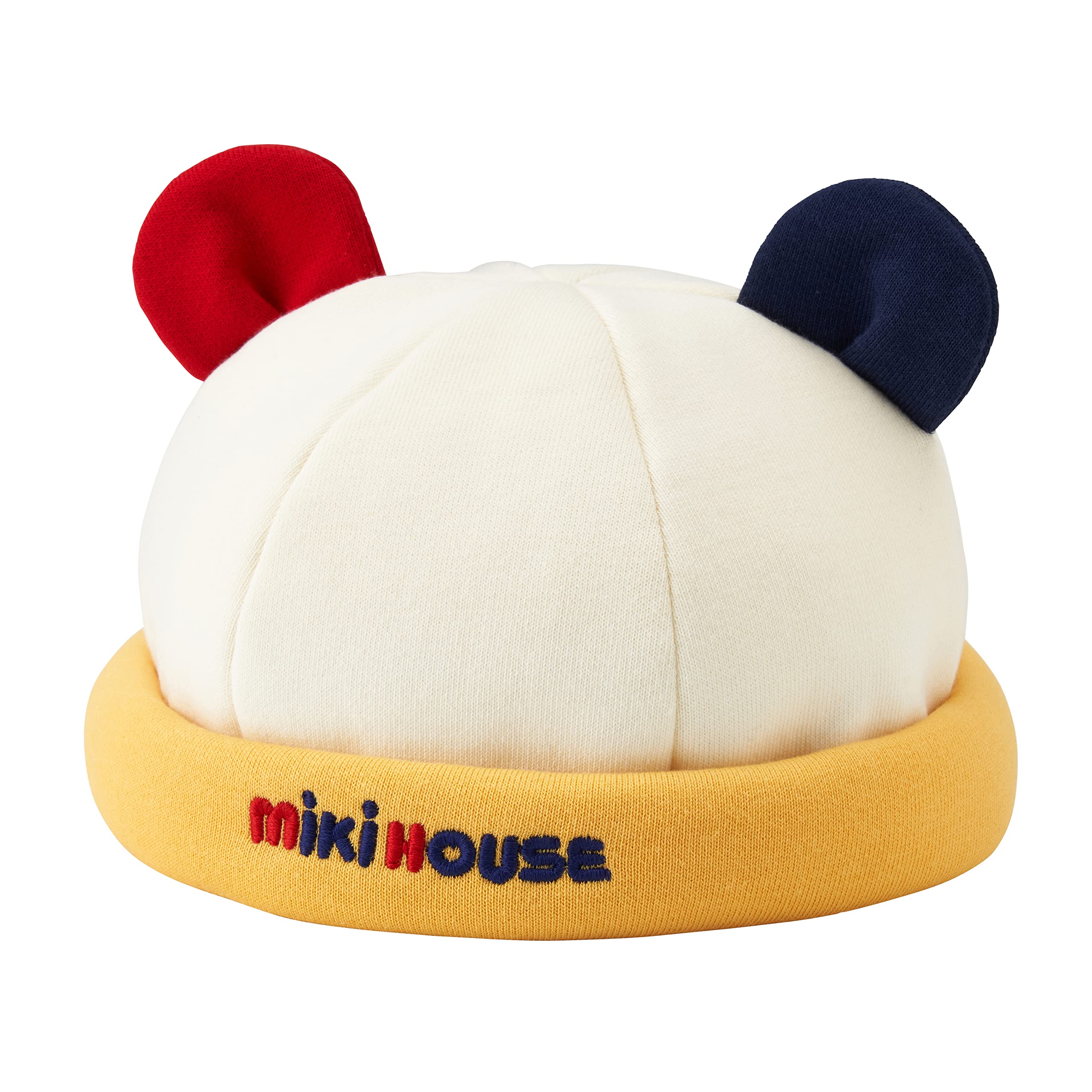 

Roll UV Made in Baby S White [MIKI HOUSE] Кепка, Капюшон, Шапка, Логотип, Защита, Япония, Мальчики, Девочки, Новорожденные, Младенцы, Дети, Одежда, Детская одежда,