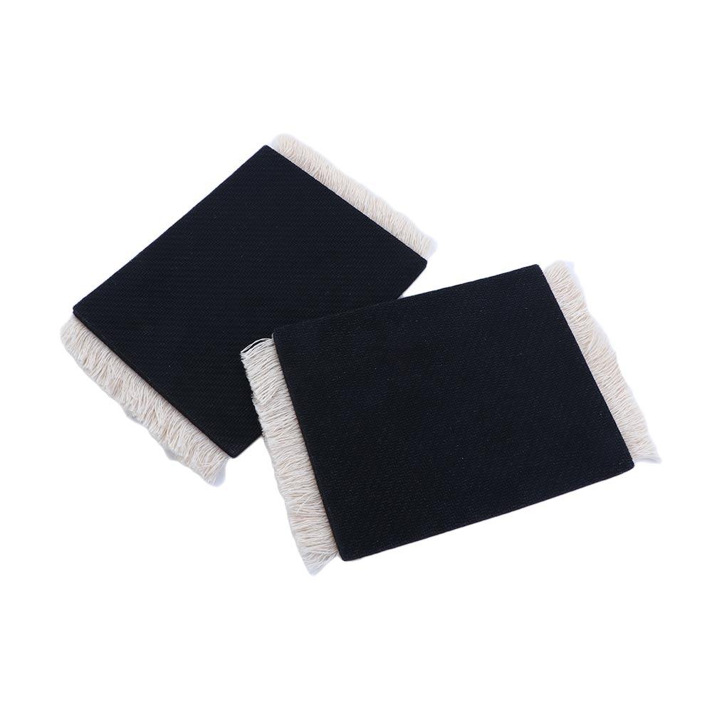 With Tassel Heat-resistant Desk Cushion Retro Pattern Table Decor Kitchen Accessories Coaster Cup Pads Table Mat Placemat