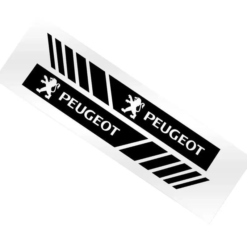 

Car Sticker 2Pcs Car Styling Rearview Mirror Decal Stickers Car Styling for Peugeot 5008 4008 3008 207 308 408 307 508 GT Auto A чёрный