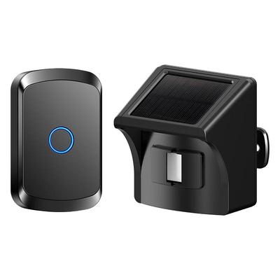 Solar Wireless Infrared Doorbell with Long-Range Microwave Probe and Rainproof Design