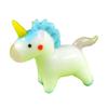 Four Cart Cute Handmade Glass Craft Unicorn