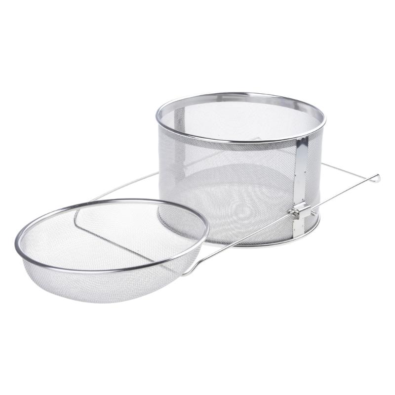 Double Layer Stainless Steel Honeys Filter Strainer Suitable For Efficient Bees Keeping Filtration Easy To Clean Design