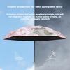 Compact Travel Mini Umbrella Uv Protection Capsule Umbrella 3/6 Fold Ultra Lightweight Sunshade Umbrellas Protable Manual