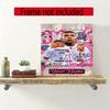 Mbappe Personalized Name Diamond Paintings Mosaic Wall Round Diamond Art Painting Kits Embroidery Crystal Accessories Frameless