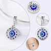 New 925 Silver Charms Beads Pendant Devil's Eye Blue Zircon Charms For Original Bracelet Charms DIY Jewelry Gift