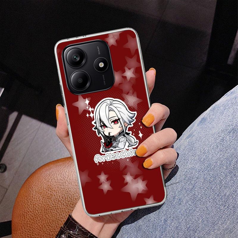 Arlecchino Genshin Impact Phone Case For Xiaomi Redmi Note 15 14 13 12S 12 11 Pro Plus 14S 11S 11E 10 10S 11T 5G Personalized Co