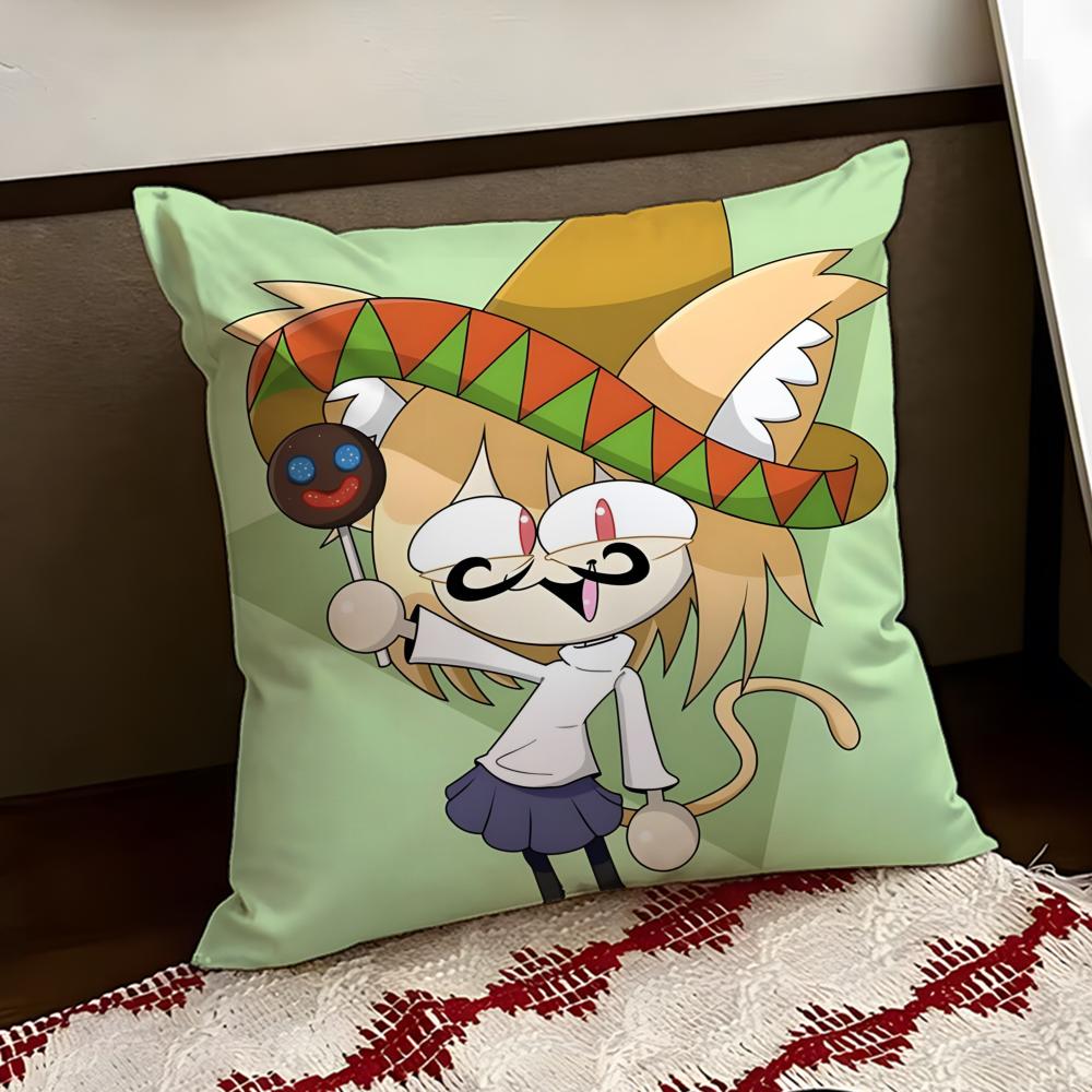 NNeco AArc Kawaii Cushion Cover Reversible Soft Durable Pillow Cover Home  Car MultiScene Use for Daily Comfort