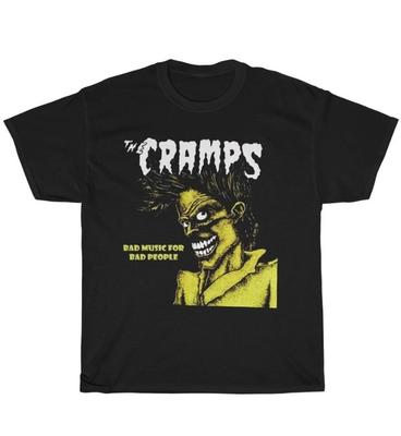The Cramps Band T-shirt, Bad Music for Bad People, The Cramps T-shirt TE4269
