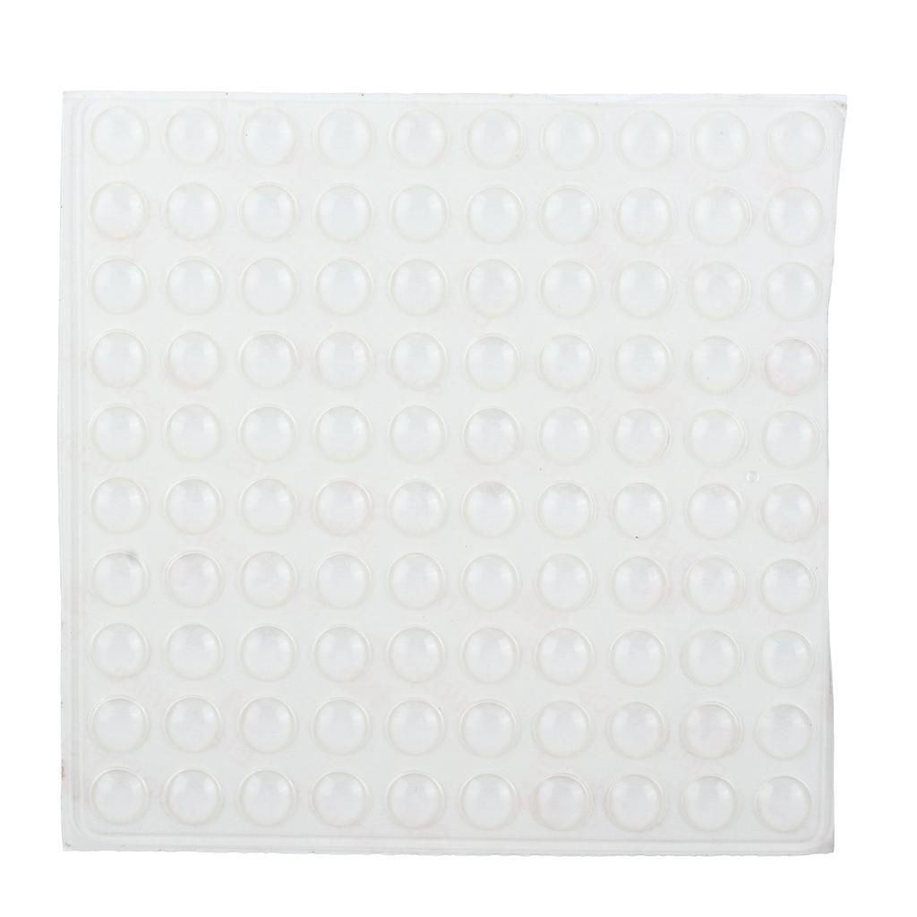 100Pcs/Sheet Self Adhesive Pads Non Slip Transparent Buffer Pads for Table Chair Photo Frame