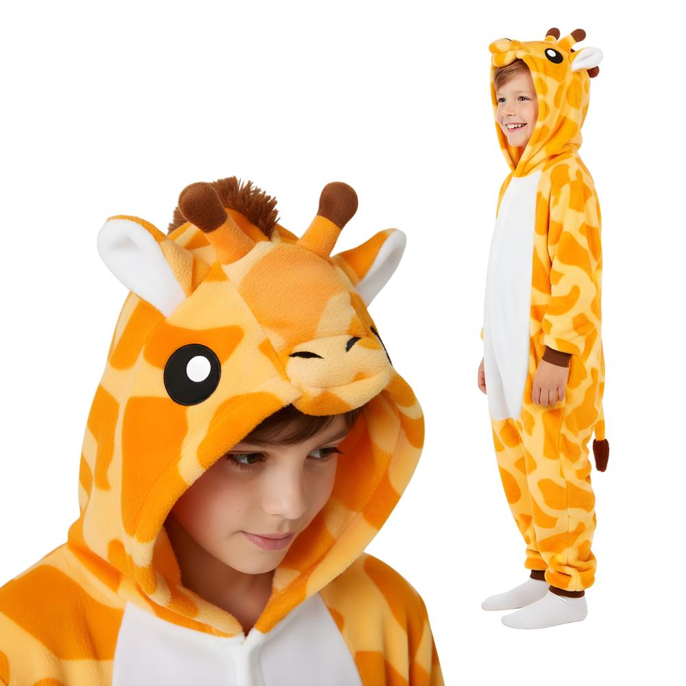 Piżama Onesie Kigurumi Kostium Przebranie Żyrafa Dzieci 125 - 135Cm