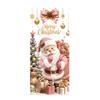 Decorative Stickers for Store Christmas Window Clings, Cute Snowman Santa Penguin Reindeer Durable Sunproof Glass Decal Glass, Reusable Holiday Static